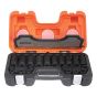 D-DD/S20 Mixed Impact Socket Set of 20 Metric 1/2in by Bahco - D-DD/S20