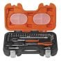 S290 Socket Set of 29 Metric 1/4in Drive by Bahco - S290