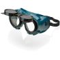 Flip Front Welding Goggles Soft PVC Frame c/w 4 Vents Lens shade 5 in Green