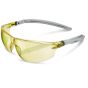 H20 Safety Spectacles Polycarbonate Lens Anti-Fog Ergo Temple Fit Yellow