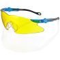 B-Brand Safety Spectacles Nevada Sh2 Adj Side Arms & Temple Ratchet Yellow