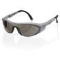 Utah Safety Spectacles Nylon Frame Adj Side Arms c/w Temple Ratchet Grey
