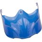 V1 Visor for B-Brand BBHAM Safety Goggles Extra Lower face Protection Blue