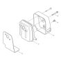 Muffler Assembly for BCX2500