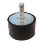 Rubber Foot 50 x 30mm x M10 Stud Fits JCB Beaverpack - Replaces: 929/14905