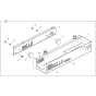 Tool Tray Assembly for Belle Bulldog Hydraulic Power Pack