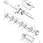 Fan Housing, Drive Tube Assembly for Stihl BG-KM KombiTool