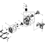 Crankcase Assembly for Wacker BH23-5000610378 (Petrol) Rev.102 Breakers