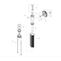 Striking Mechanism, Cylinder Guide Assembly for Wacker BH24-5000008994 (Petrol) Rev.105 Breakers