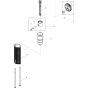 Striking Mechanism-Cylinder Guide Assembly for Wacker BH55 5100004026 (Petrol 27x80) Rev.103 Breakers