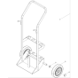 Cart Transportation Assembly-1 for Wacker BH55 5100004029 (Petrol 28x160) Rev.103 Breakers