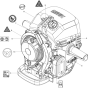 Labels for Wacker BH65 5100004036 (Petrol 32x160) Rev.103 Breakers