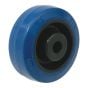 3" Blue Rubber Castor Wheel Only