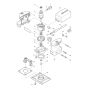 Makita BO4554 Sander Assembly