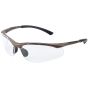 BOLLE Contour Safety Spectacles EN166- EN170 Non-Slip Bridge Platinum Clear