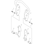 Guiding Frame Assembly for Wacker BPU2440A 5000007869 (Petrol) Rev. 100 Reversible Plate Compactors