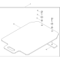 Urethane Pad Kit PGV50 Assembly for Wacker BPU3050 5000008955 (Petrol) Rev. 104 Reversible Plate Compactors