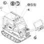 Labels for Wacker BPU5045A 5000008545 (Petrol) Rev. 109 Reversible Plate Compactors