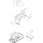 Upper Mass Assembly-2 for Wacker BPU5545A 5000610346 (Petrol) Rev. 101 Reversible Plate Compactors