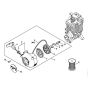 Rewind Starter for Stihl BR 700