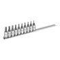 Socket Set of 10 Torx 1/4in Drive by Britool - E030703