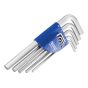 Hex Key Set 9 Piece Long Arm