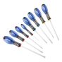 Screwdriver Set 8 Piece Slotted / Phillips / Pozidriv by Britool - E160907