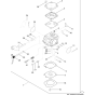 Fixed Jet Carburetor Assembly for Wacker BS45Y Trench Rammers