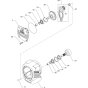 Crankcase Complete Assy for Wacker BS50-2 Early (Tillotson Carb) Rammer