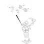 Roller Kit Assy for Wacker BS50-2 Later (Walbro Carb, Manual Choke) Rammer