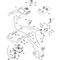 Guide Handle Complete Assembly for Wacker Neuson BS50-2i Trench Rammer