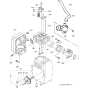 Intake and Exhaust Assembly fits WM90 Engine for Wacker Neuson BS60-4 Trench Rammer