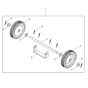 Wheel Assembly for Wacker BS70-2i