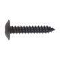 Self Tapping Screw 4.8 x 25mm Flanged Head Black Pozi BS 4174 Pack of 100 Sealey Part No. BST4825