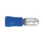 Bullet Terminal Dia.5mm Male Blue Pack of 100 Sealey Part No. BT11