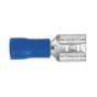 Push-On Terminal 6.3mm Female Blue Pack of 100 Sealey Part No. BT20