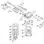 Carburetor LA-S168, LA-S221  Assembly for Stihl BT360 Earth Auger