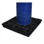 Waste Oil Spill Collection Pallet 120x120 x 12cm with H/D Removable Pallet