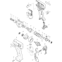 Main Assembly for Makita BTD042 Impact Drivers