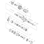 Main Assembly for Makita BTP130 Impact Drivers