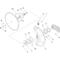 Disc Guard Assembly for Wacker BTS635 Cut-off Saw 