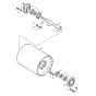 Bomag BW 90 S Drum Assembly