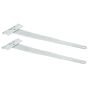 300mm 12" - Light Tee Hinges used on light gates & shed manufacturing Zinc