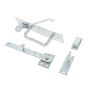 No.50/4L - Heavy Suffolk Gate Latch Sets  - Long Thumb Piece - Galvanised