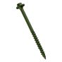 7.0mmx150mm Hex Head Drive TimberScrews, Green Organic Finish (pack of 100)
