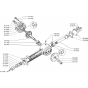 Drive Flange Assembly for Camon C12 (New) Rotovators