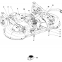 61"/155cm Cutting Deck Assembly-5 for Husqvarna Cutting Deck C155 X Riders