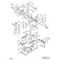 Base Assembly 1 for Hikoki C3607DRA Cordless Miter Saw