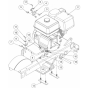 Engine System Assembly for Camon C500 Rotovators