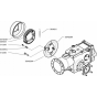 Brake Assembly for Camon C6 (PowerSafe) Rotovators